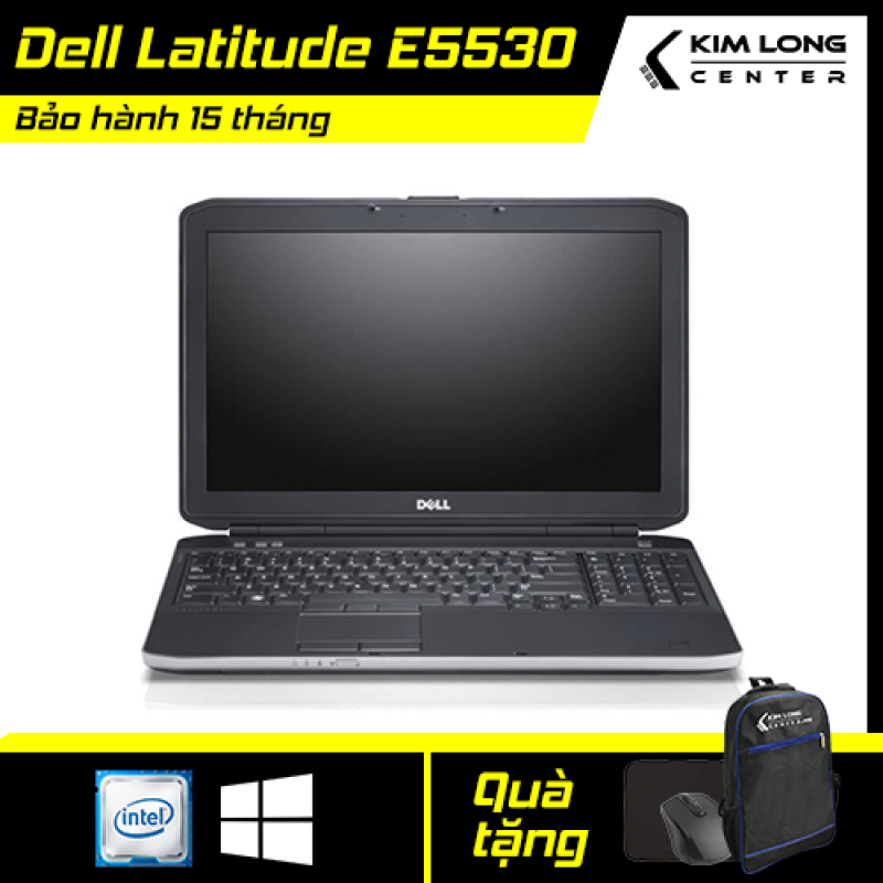 [BẢO HÀNH 15 THÁNG - ĐỔI TRẢ 30 NGÀY] Laptop giá rẻ Dell Latitude E5530 : i5-3340M | 8GB RAM | 120GB SSD | HD Graphics 4000 | 15.6 HD | Black | Keyboard Japan