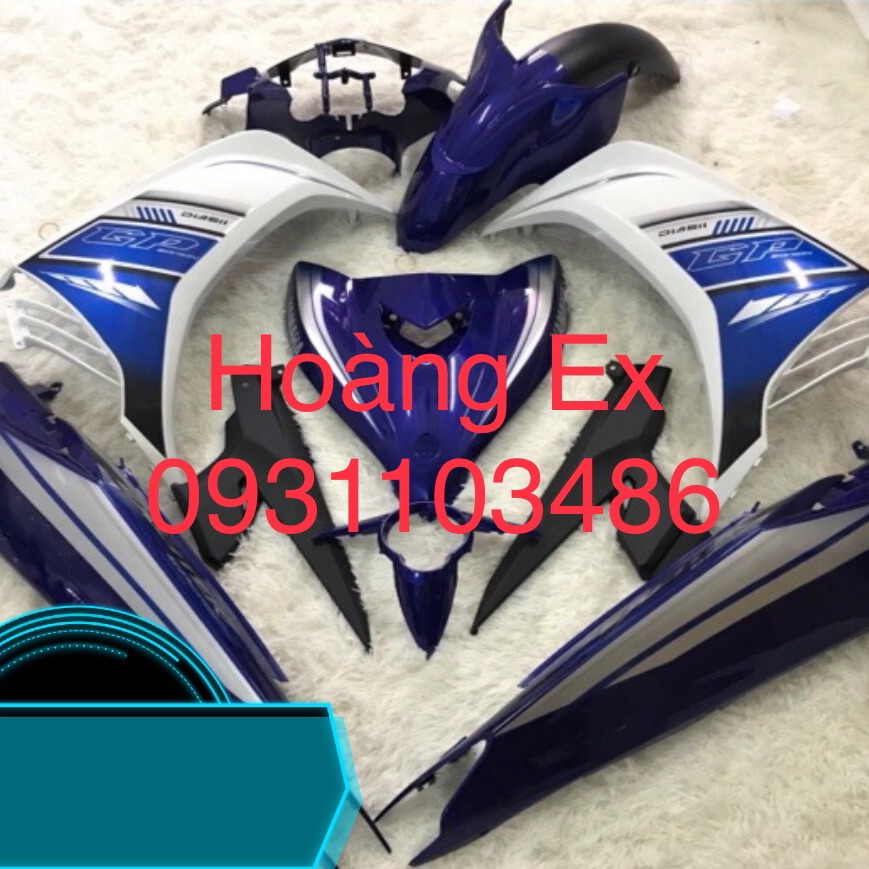 [HCM]Dàn áo Exciter 135 màu xanh gphàng chính hãng yamaha