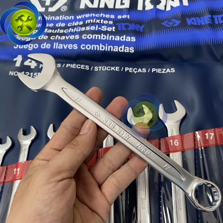 Bộ cờ lê vòng miệng Kingtony 1215MR 14 chi tiết