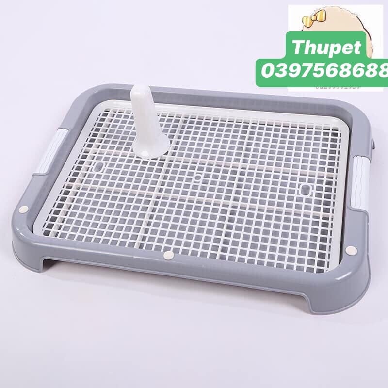 Khay vệ sinh chó mèo có cột