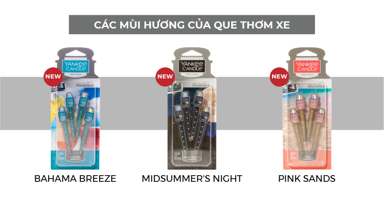 Que Thơm Xe Yankee Candle - Midsummer's Night