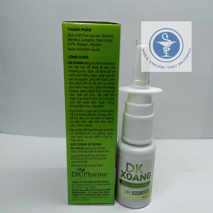 Xịt mũi thảo dược DK XOANG lọ 15ml