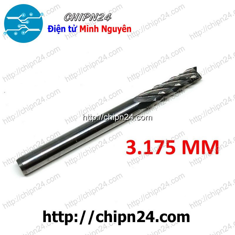 Mũi phay mạch in cnc 3.175mm