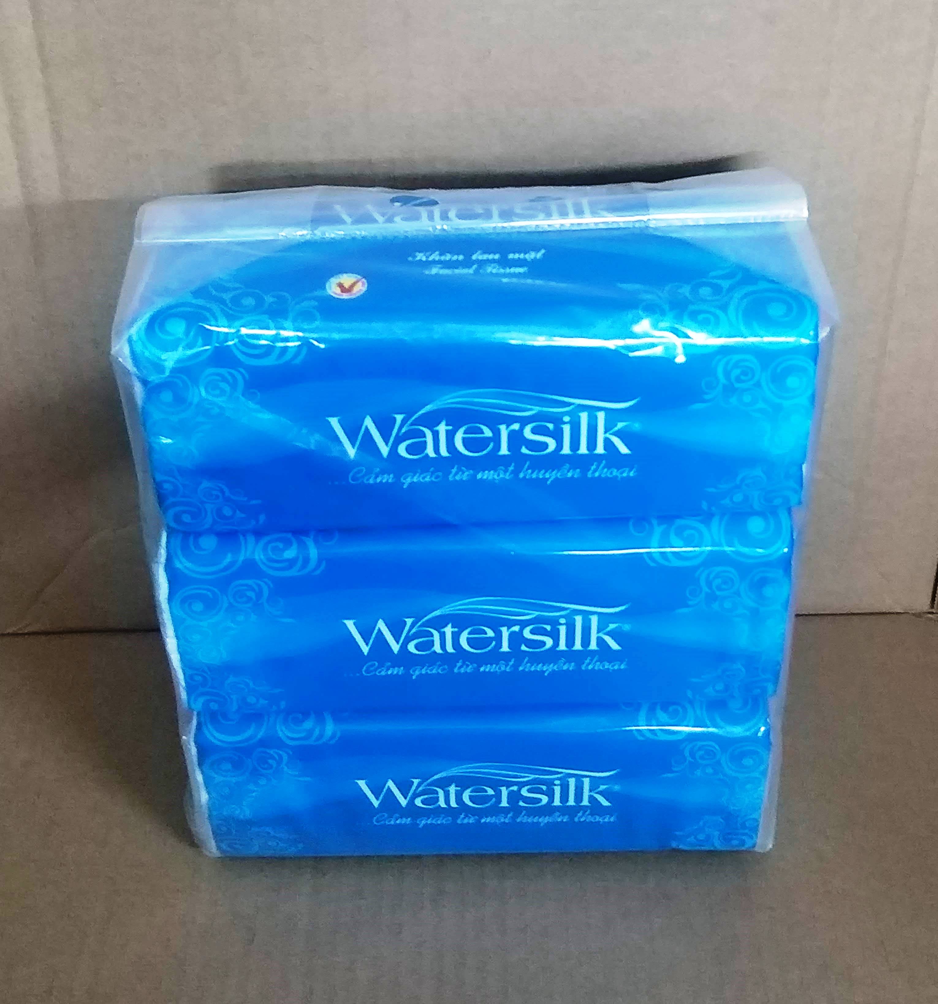 Combo 3 gói khăn giấy rút Watersilk (gói 200 tờ)