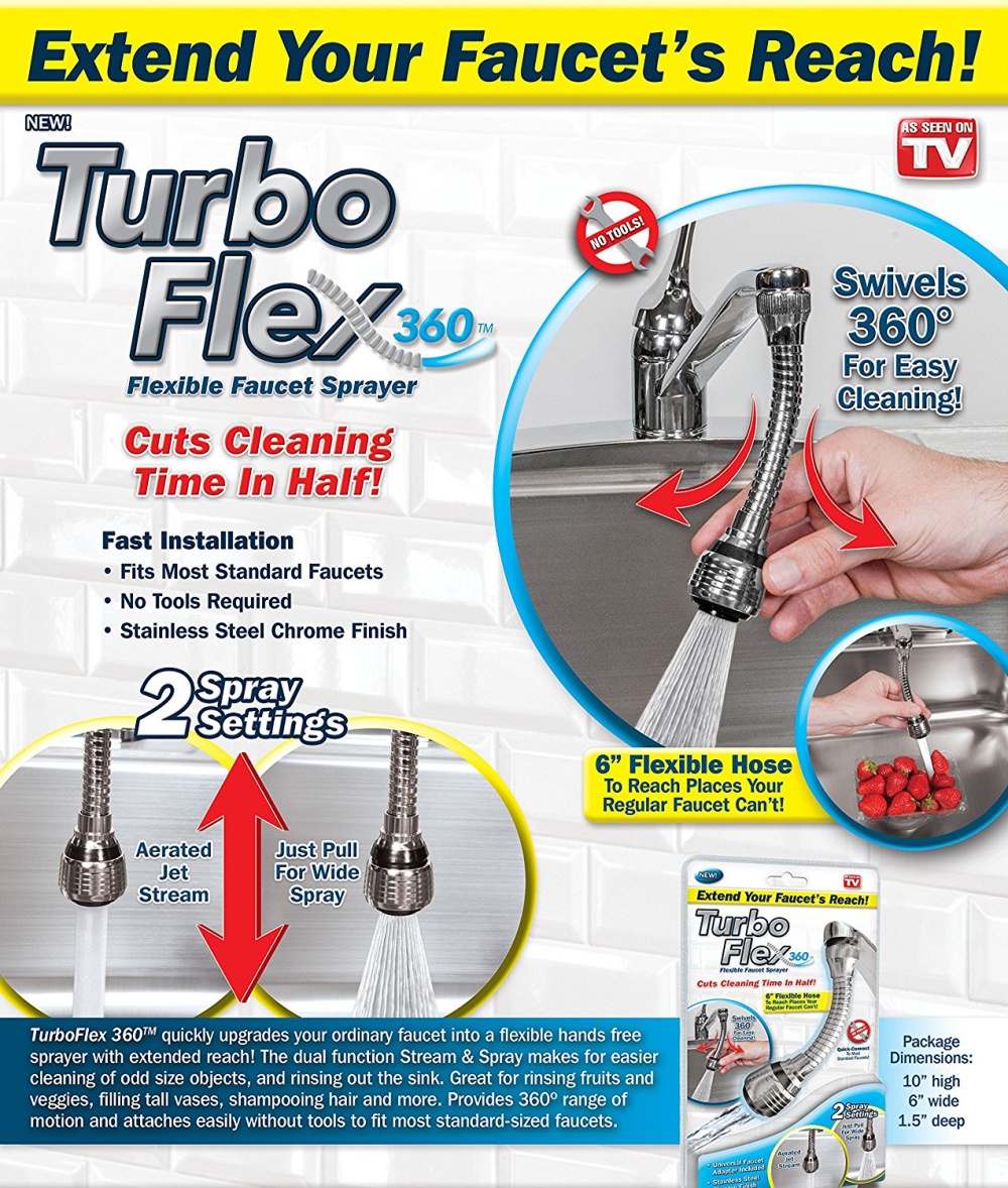 Vòi Turbo Flex 360 tăng áp