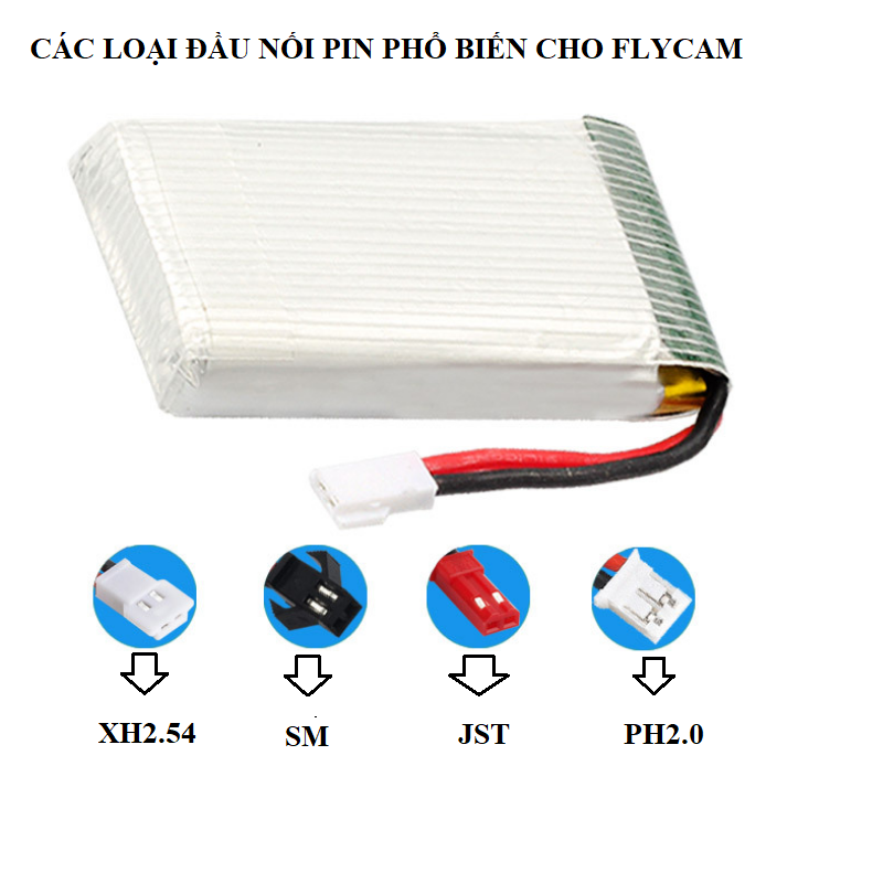 Pin sạc 3.7V 1200mAh dùng cho máy bay điều khiển Flycam loại X5, X5S, X5C, X5SW