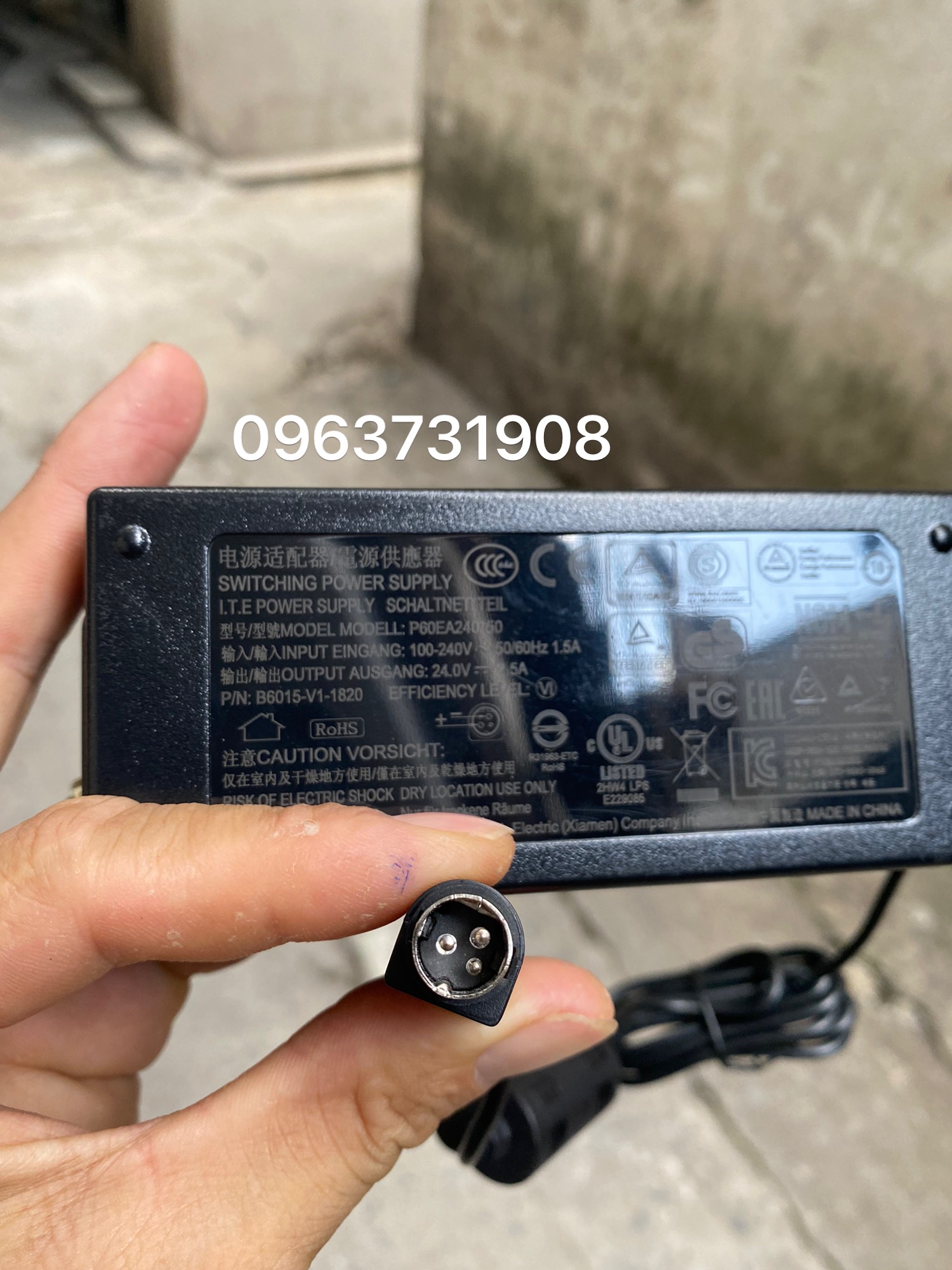 Dây nguồn Máy in Xprinter XP-420B , Xprinter XP-K200L 24V