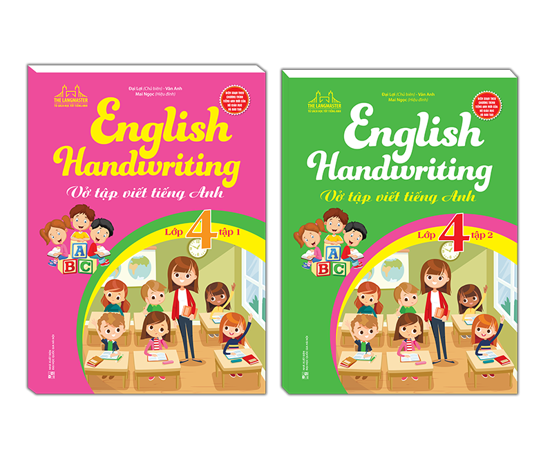 Combo 2C English Handwriting - Vở tập viết tiếng anh lớp 4