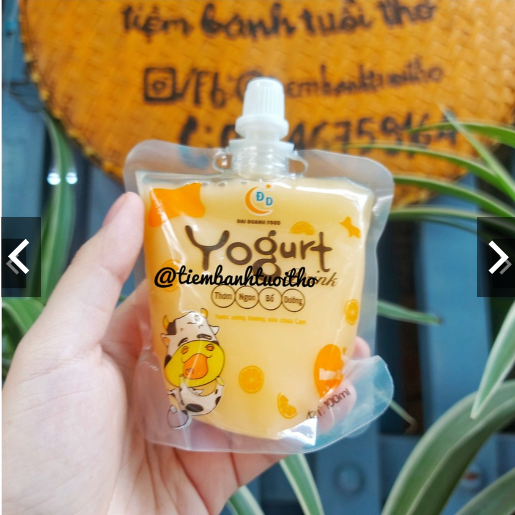 Nước uống sữa chua trái cây yogurt (1 túi)