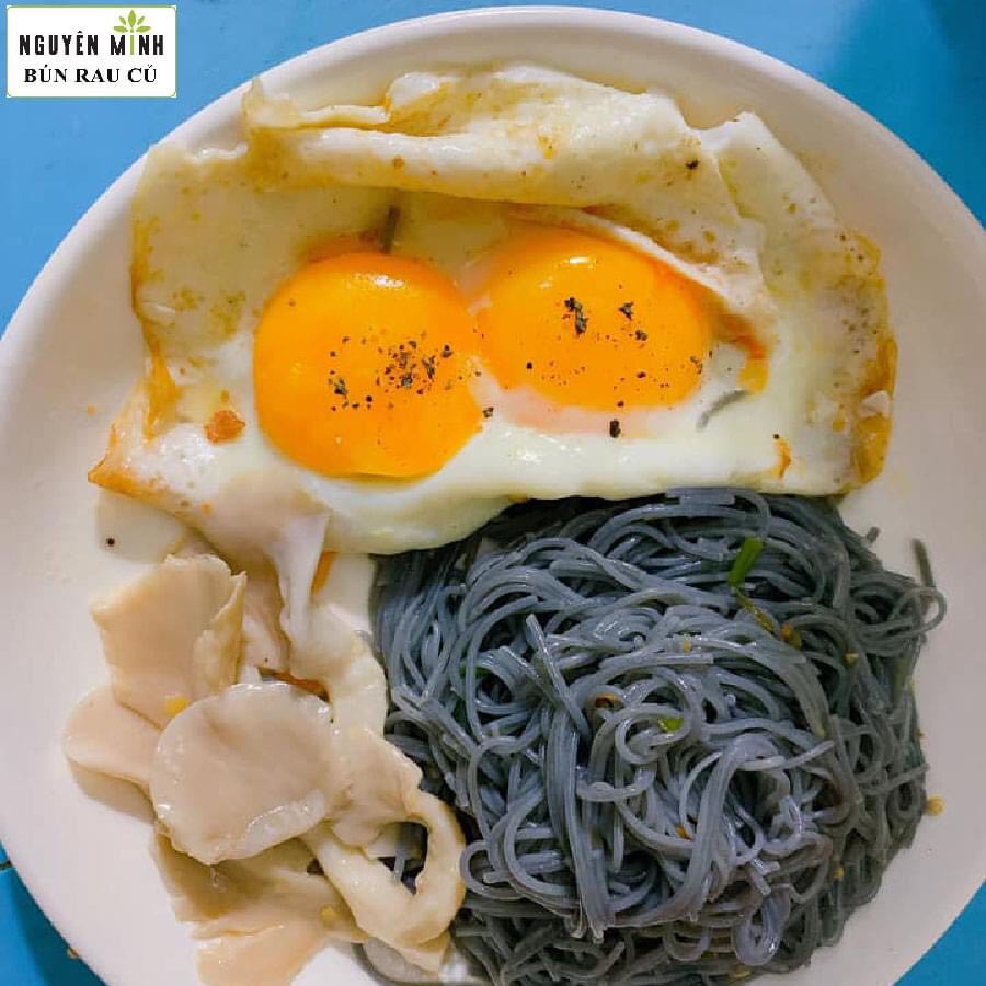 [Nguyên Minh] Bún gạo lứt mè đen (mì gạo lức đen) ăn kiêng eat clean
