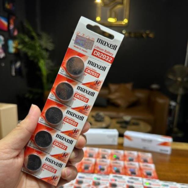 Pin CR2032 chính hãng Maxell bản cao cấp (Dùng cho AirTag,Remote Ô tô, Xe máy, Máy đo đường huyết, đo nhiệt độ)