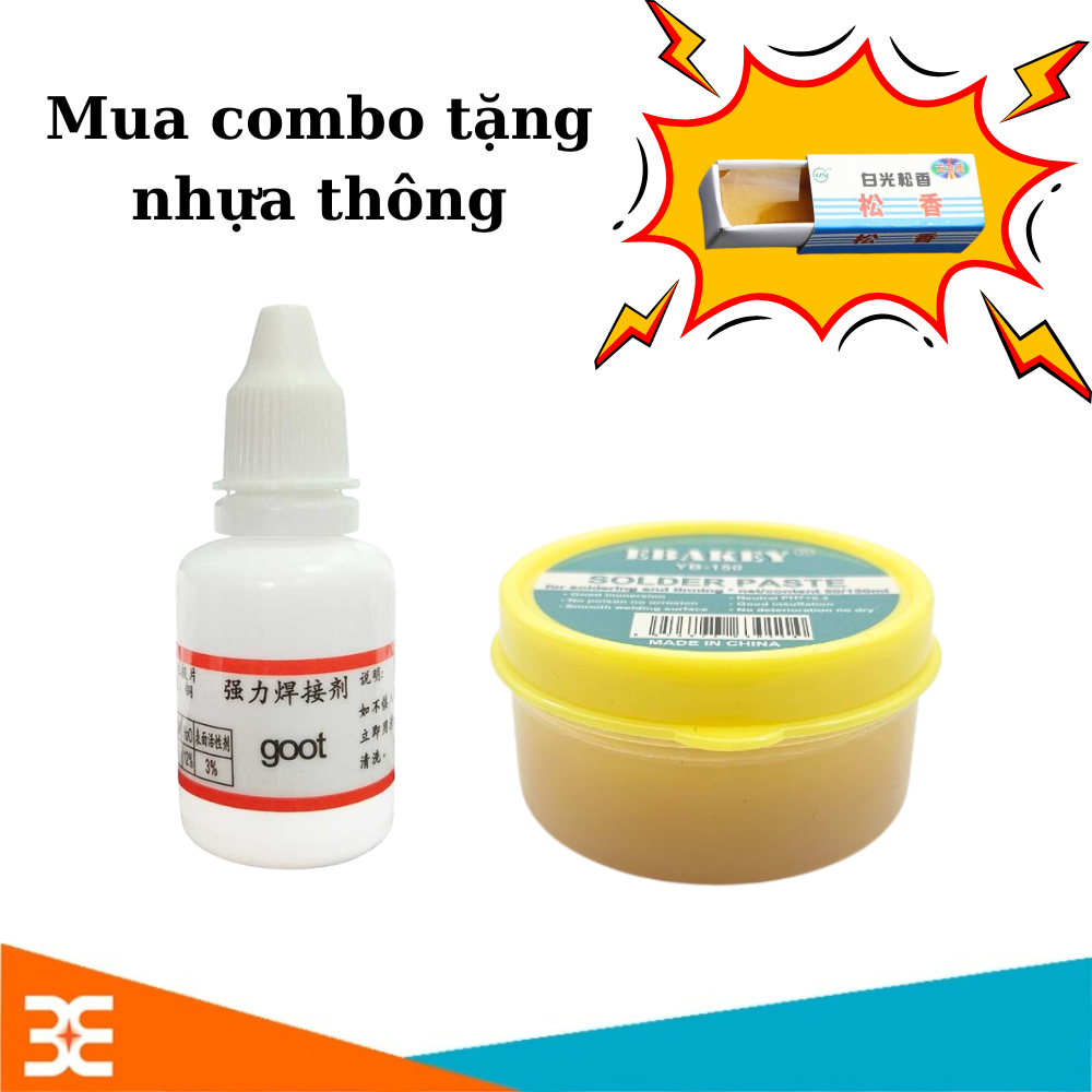 Mỡ hàn thiếc paste 100g, dung dịch trợ hàn mạch hỗ trợ các mối hàn linh kiện điện tử