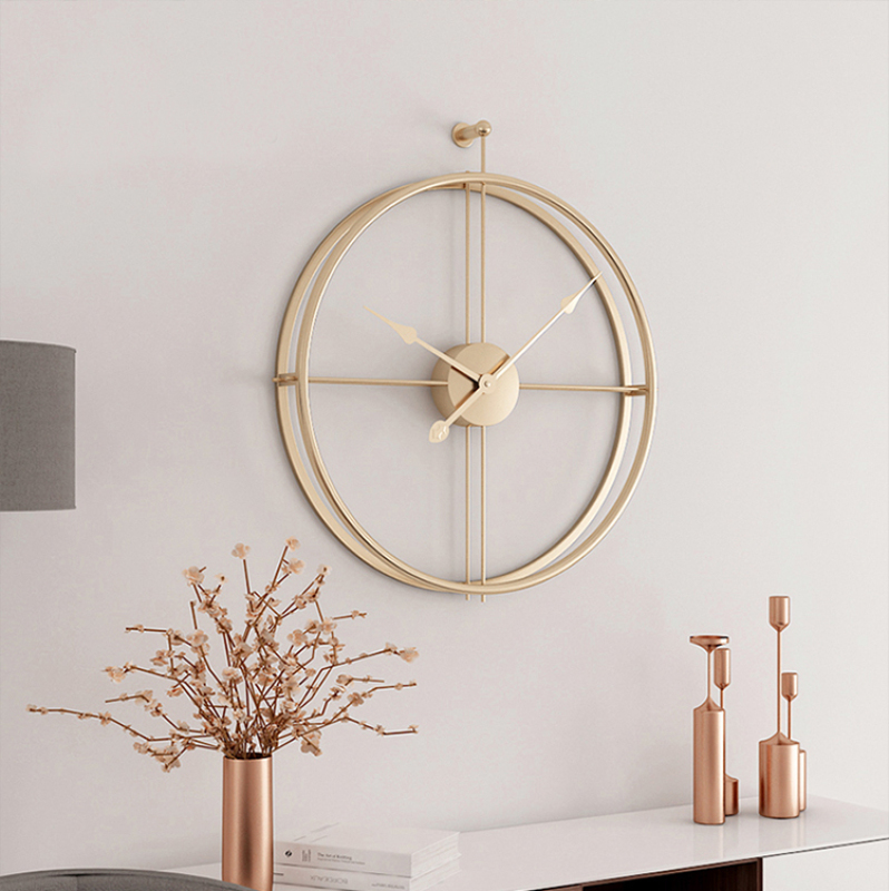 Đồng hồ treo tường kim trôi - Đồng Hồ không số hình tròn hiện đại decor trang trí phòng khách, phòng ngủ, spa - Quà Tân Gia bán chạy
