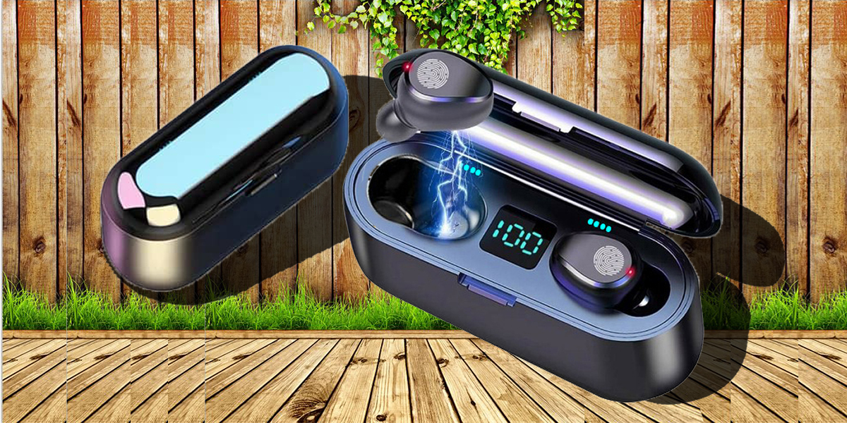 Tai Nghe Nhét Tai Không Dây F9 TWS Chính Hãng, Tai Nghe Bluetooth 5.0, Điều Khiển Cảm Ứng, Có Màn Hình LED, Chống Nước, Hộp Sạc 2000MAh