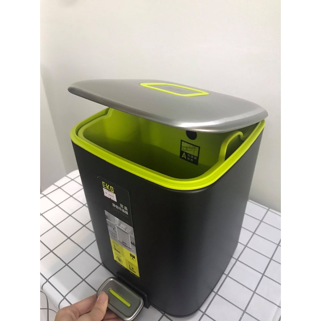THÙNG RÁC EKO VUÔNG CAO CẤP - DUNG TÍCH 6L