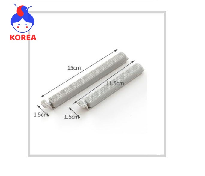 [HCM]Set 2 kẹp miệng túi thực phẩm có nam châm dán note tủ lạnh GIA DỤNG KOREA