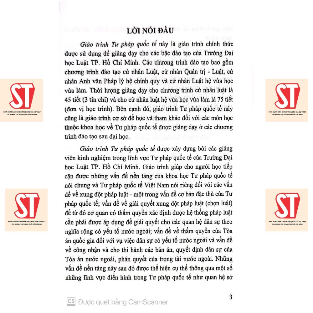 [Sách] Giáo trình Tư pháp quốc tế