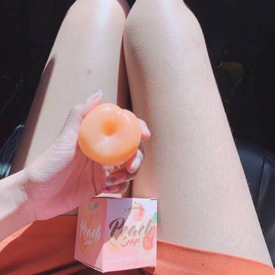 Peach soap - xà phòng tắm trắng da body trái đào