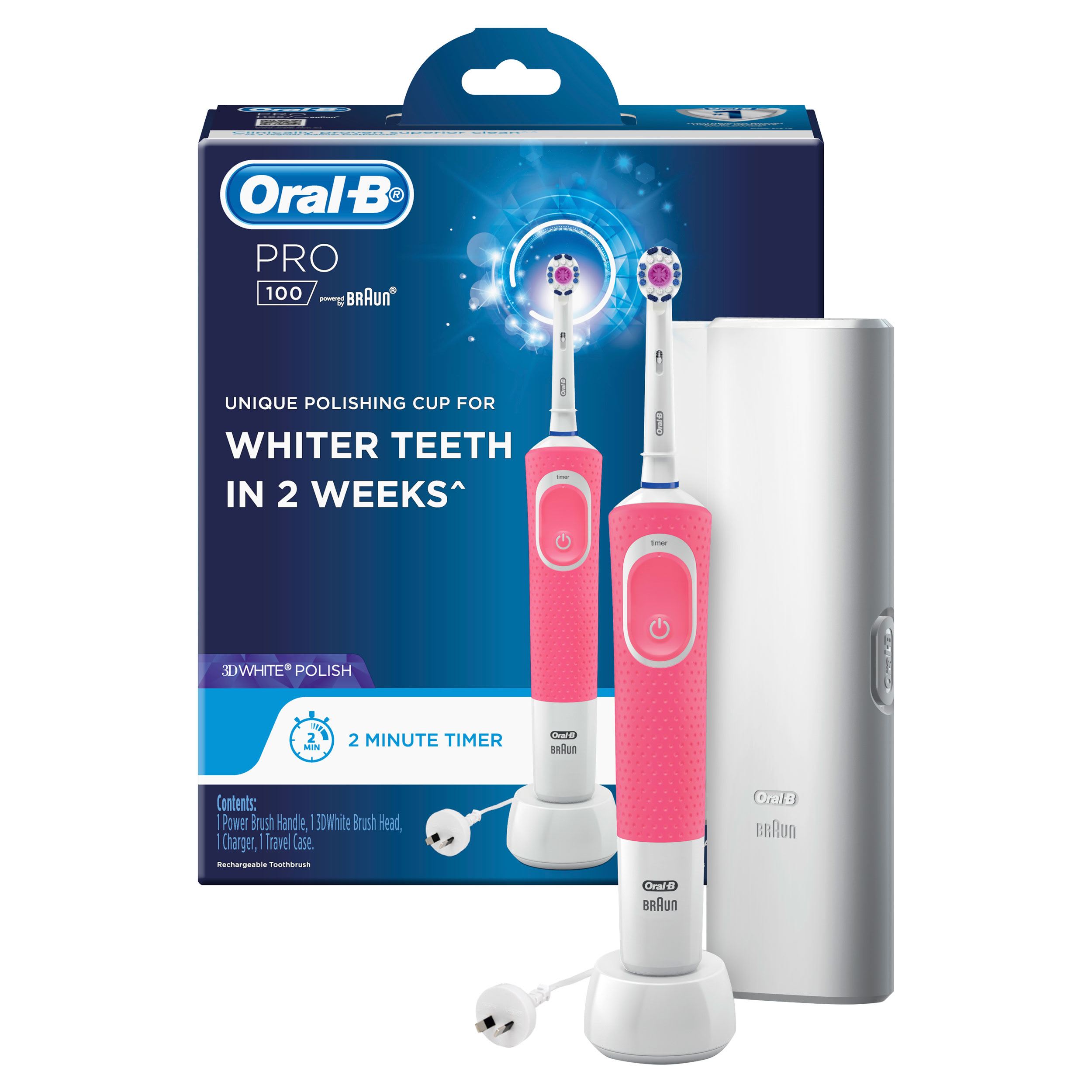 Bàn chải đánh răng điện Oral-B PRO 100