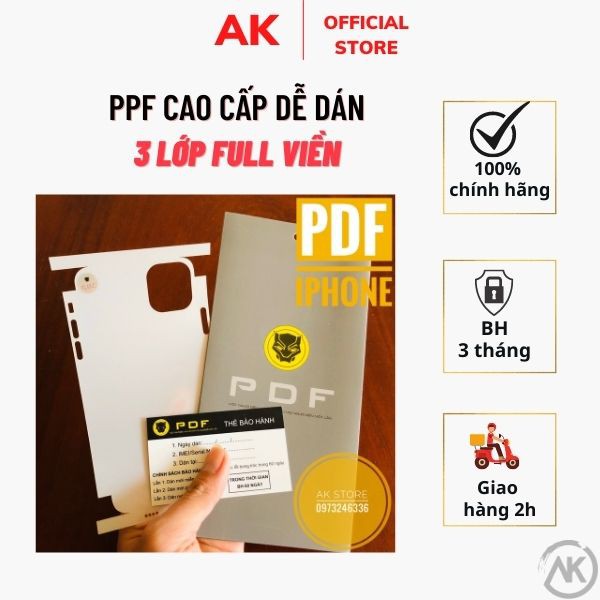 Miếng dán PPF/PDF  Dễ dán  Film dán chất lượng cao