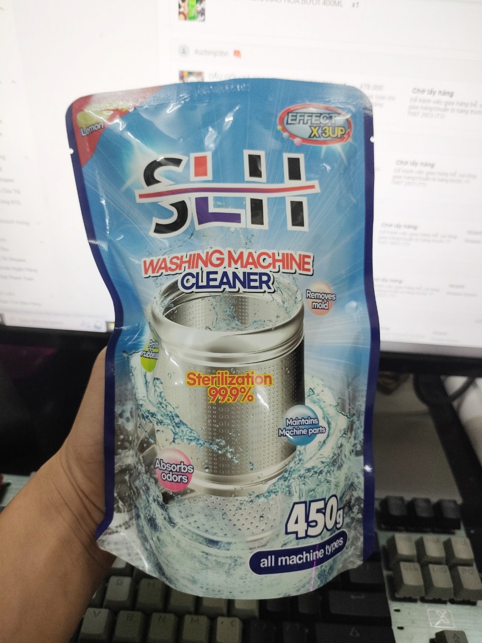 Bột Tẩy Lồng Giặt Cao Cấp Hàn Quốc ( Thích Hợp Mọi Máy Giặt)