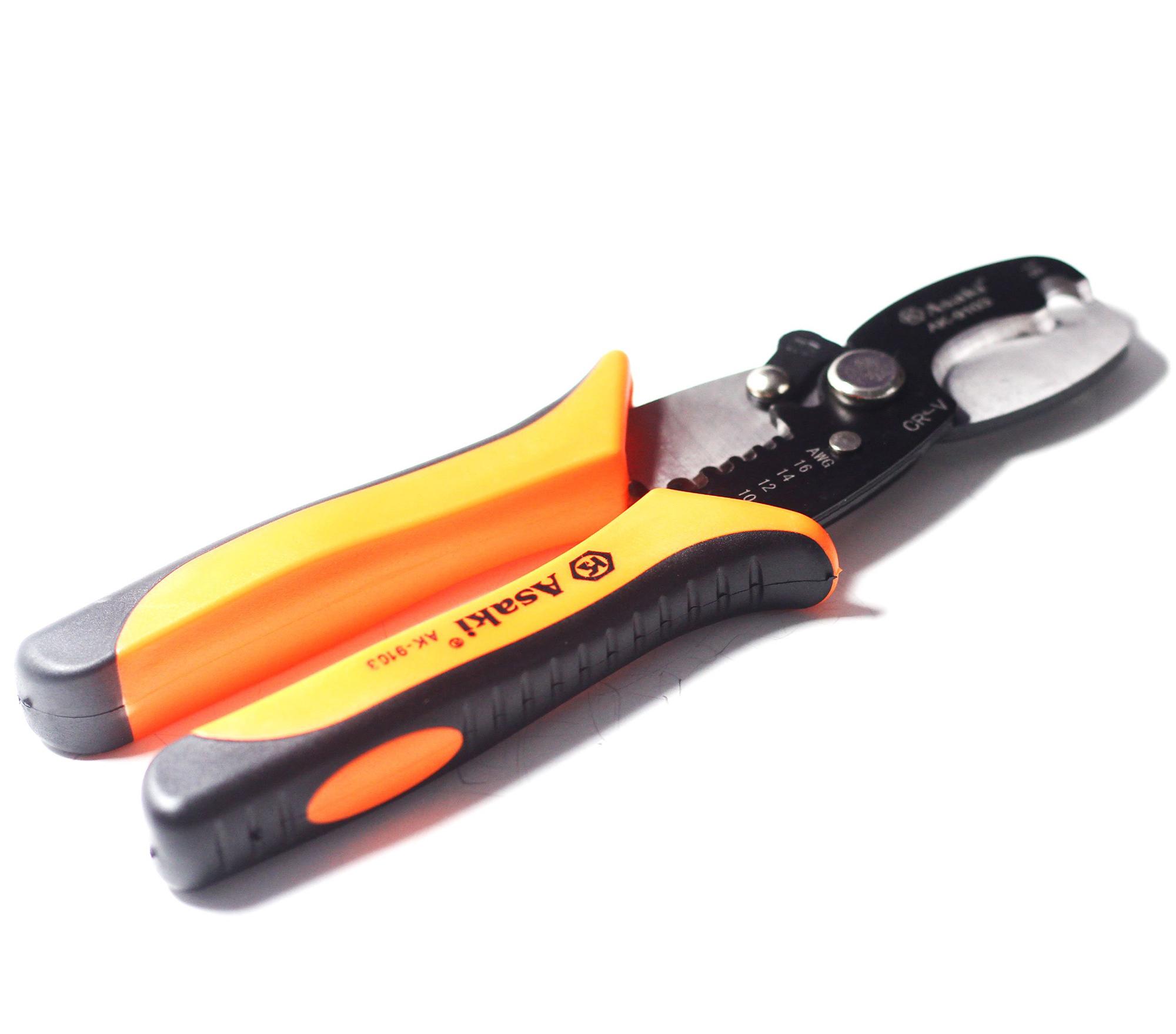 175mm kìm tước dây điện asaki ak-9103
