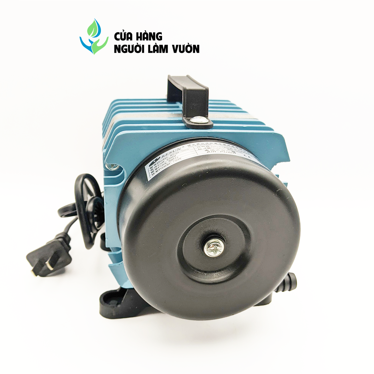 Máy sủi oxy hồ cá - Máy thổi oxy RESUN ACO - 005 - 75W dùng cho hồ cá Koi tặng kèm 8m dây oxy + 8 sủi