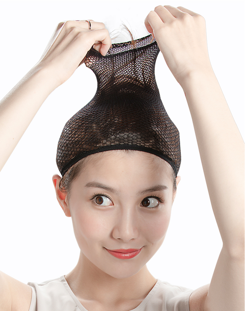 Set 2 Mũ lưới trùm đầu đội tóc giả Qiqishop