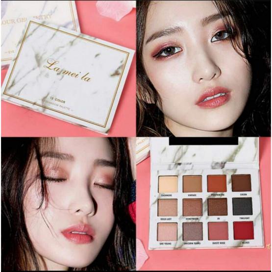 (New)Bảng Phấn Mắt Lameila 12 Màu Vỏ Trắng Hàng Nội Địa Trung tốt nhất