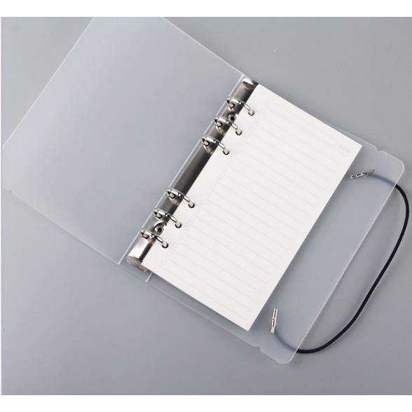 Bìa còng cứng kèm giấy A5 A6 planner 6 còng