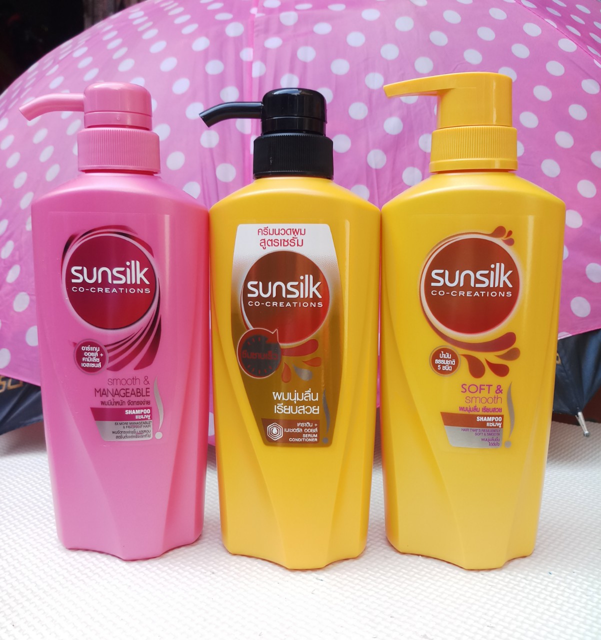 Dầu gội /xả Sunsilk mềm mượt Thái lan 450ml