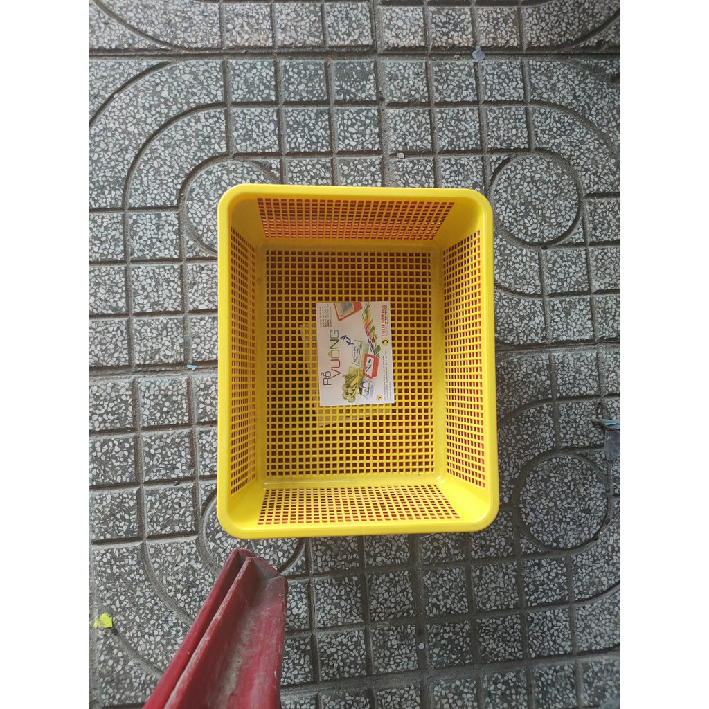 Rổ nhựa vuông sâu hiệu tân lập thành