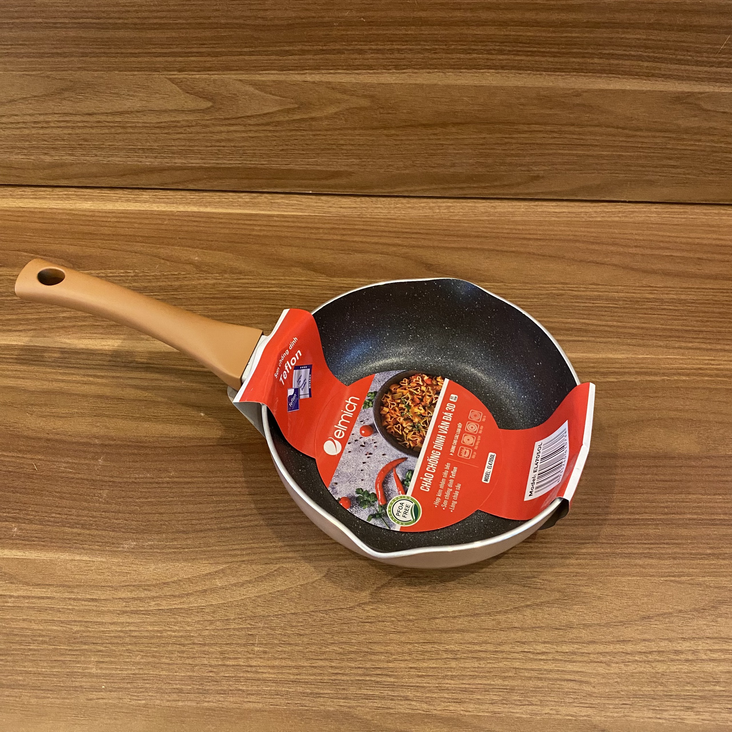Chảo chống dính vân đá 3D ( Size 20, 24, 26, 28cm)