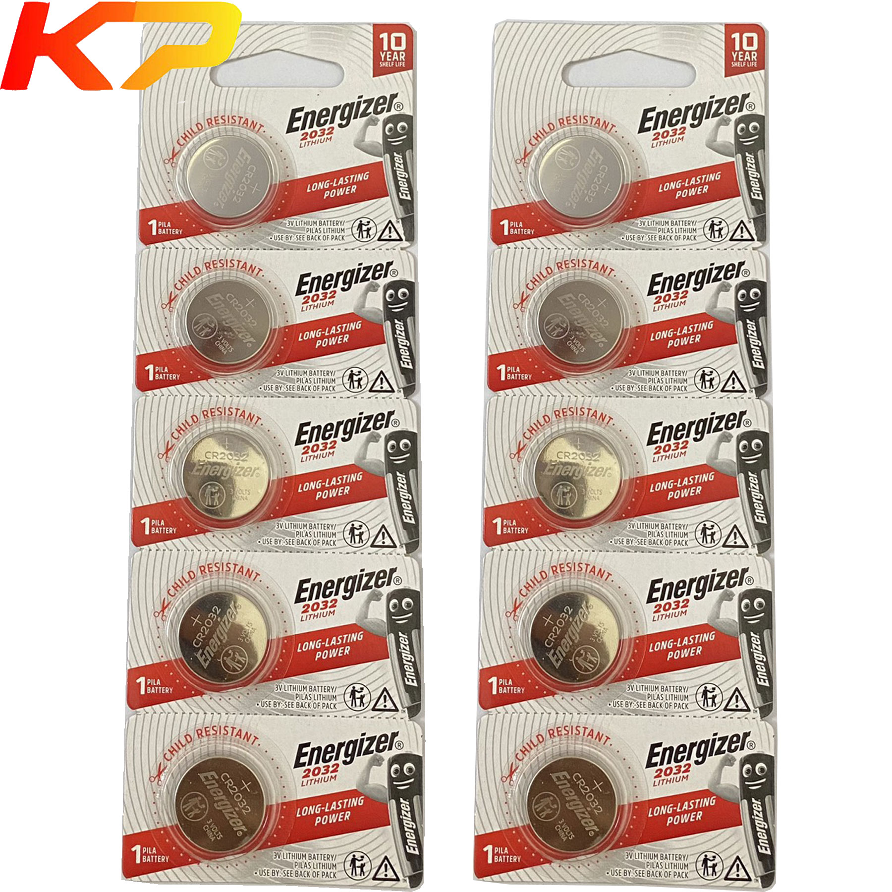 [HCM]Pin CR2032 Energizer Lithium 3V (Pin cúc áo Pin cmos..)