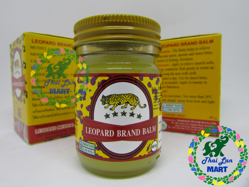 [HCM]12 LỌ DẦU CÙ LÀ CON BÁO LEOPARD BALM THÁI LAN 40 GAM