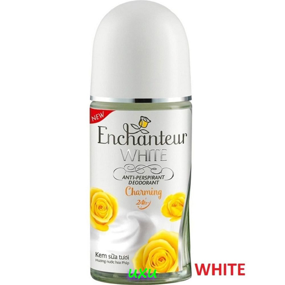 Lăn Khử Mùi 50ml White Charming Enchanteur.