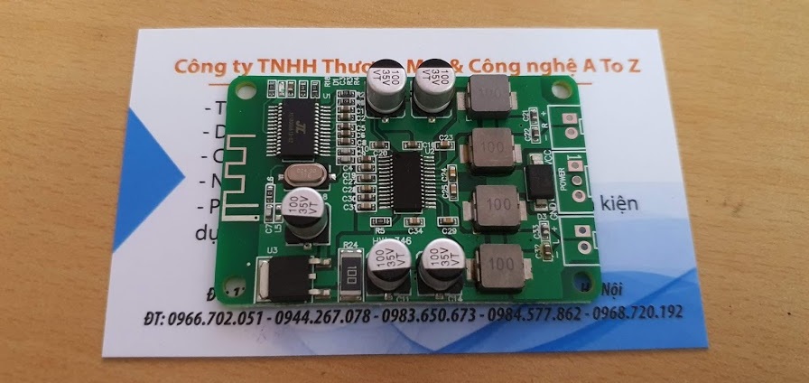 Module âm thanh loa Bluetooth 2x15W, nguồn DC 10 - 25V