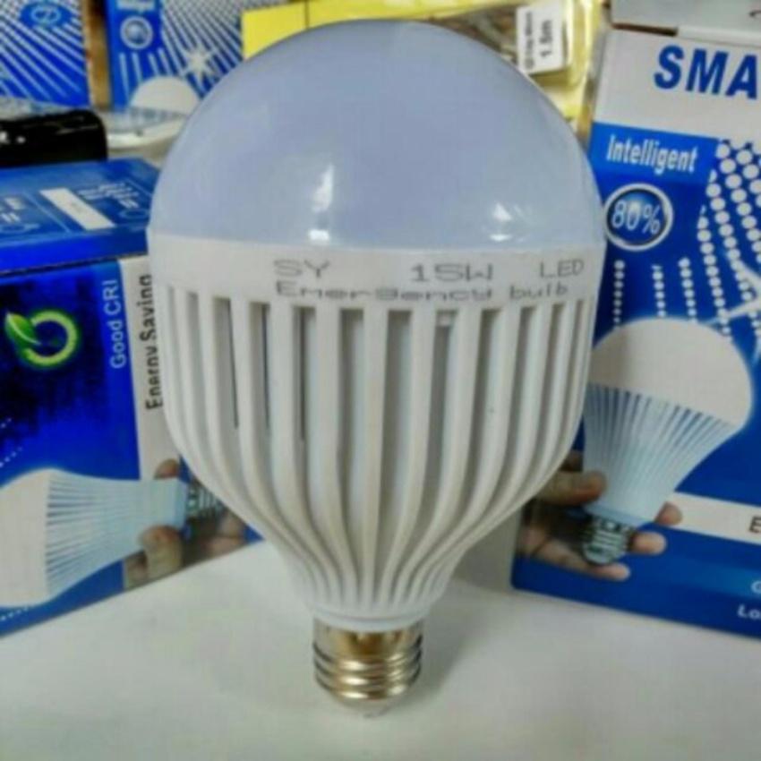 [HCM]Bóng đèn Led tích điện thông minh 15W ánh sáng trắng