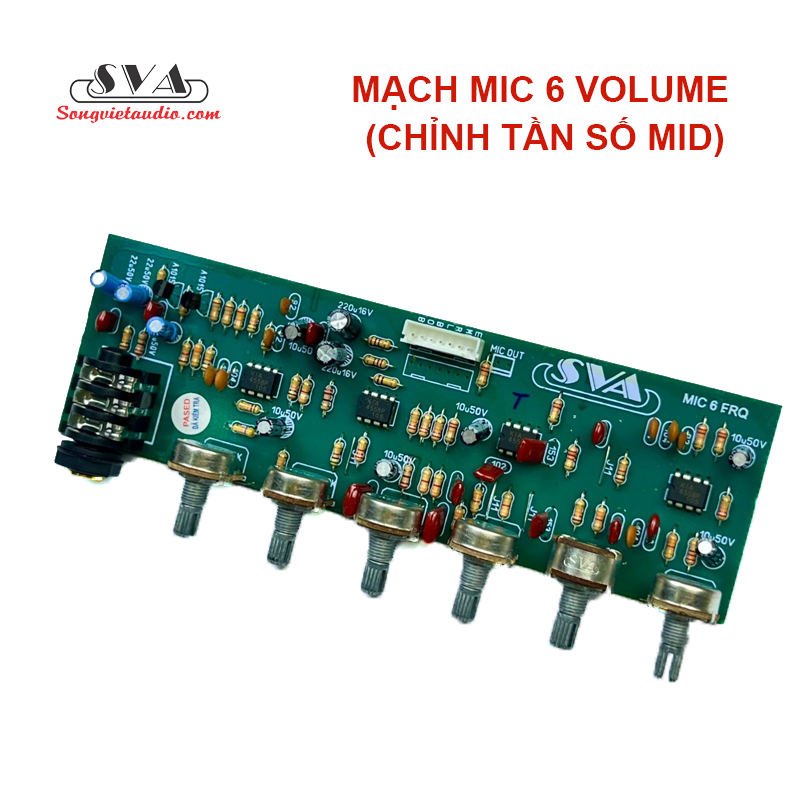 MẠCH MIC 6 VOLUME CHỈNH TẨN SỐ - 1 MẠCH - KÈM DÂY