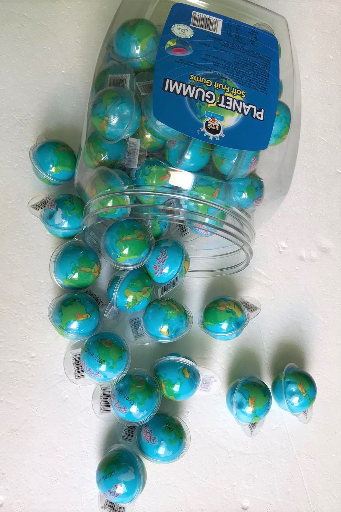 Kẹo mềm Planet Gummi có nhân 50 viên