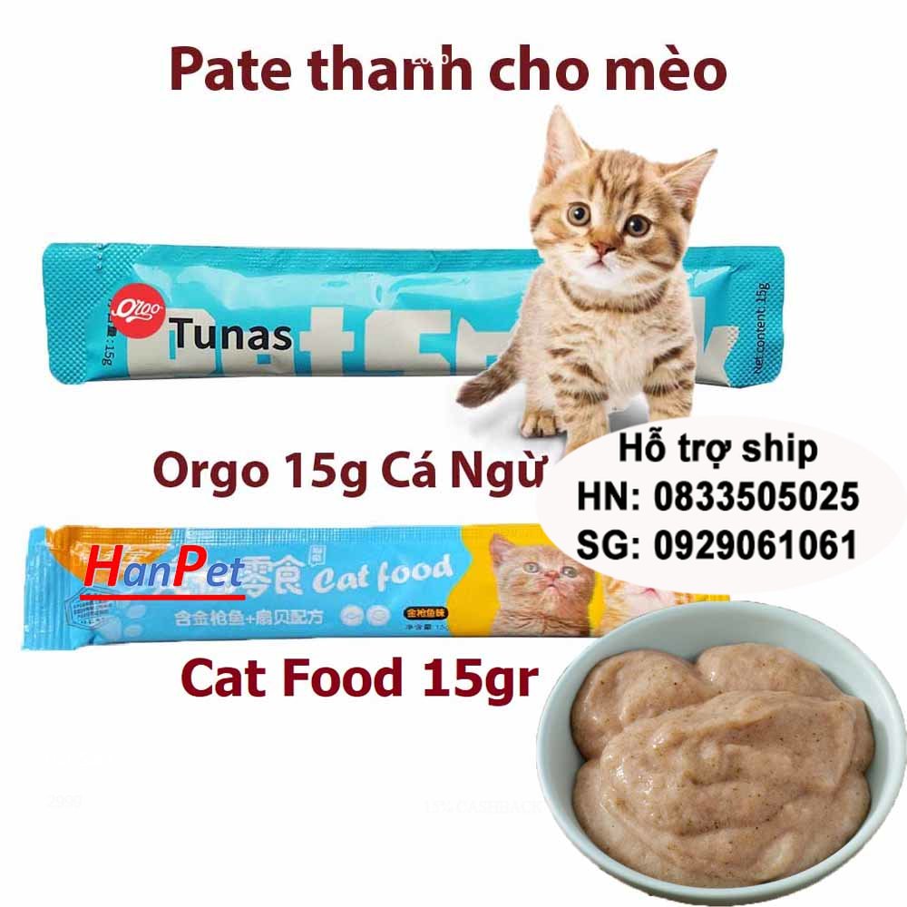 Pate thanh cho mèo Catfoo 15gr