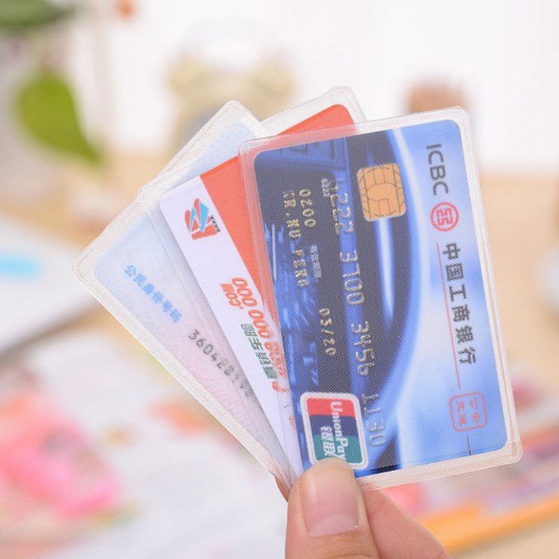 combo 10 miếng  bọc thẻ bảo vệ chống thấm nước