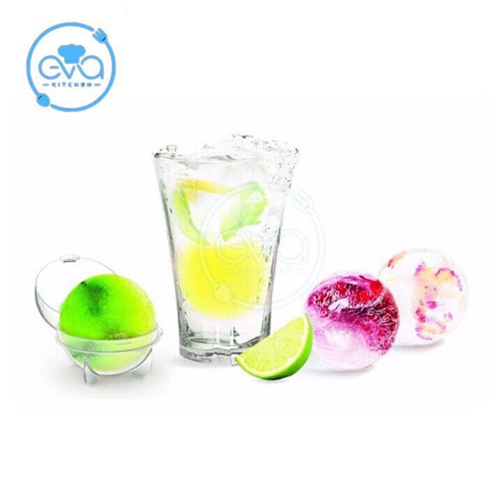 [HCM]Bộ 4 Khuôn Làm Kem Làm Đá Viên Tròn 4 Cm