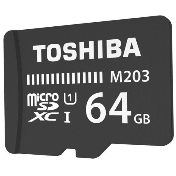 Thẻ Nhớ 64Gb TOSHIBA 100Mb/s UHS-1 M203 MicroSDHC (đen)