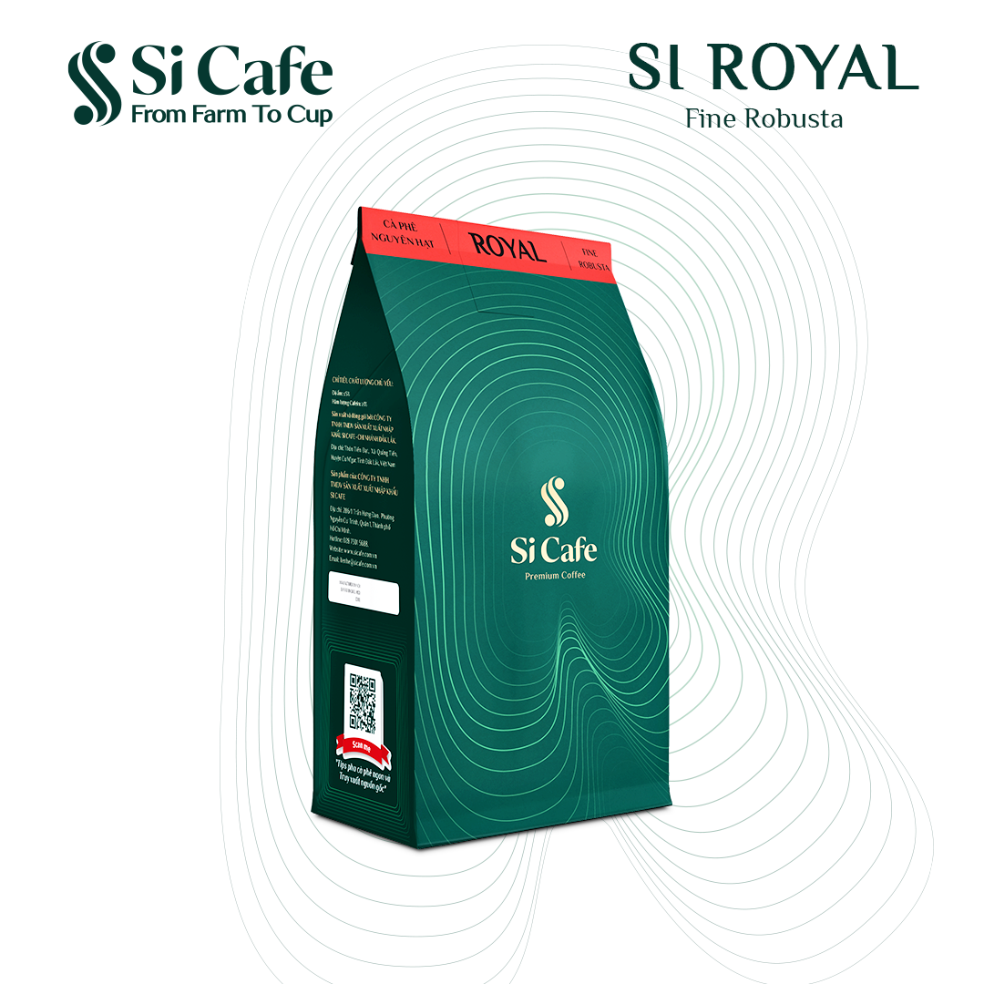 CÀ PHÊ PHA PHIN ROYAL TỪ SI CAFE - SPECIALTY COFFEE - 100% FINE ROBUSTA