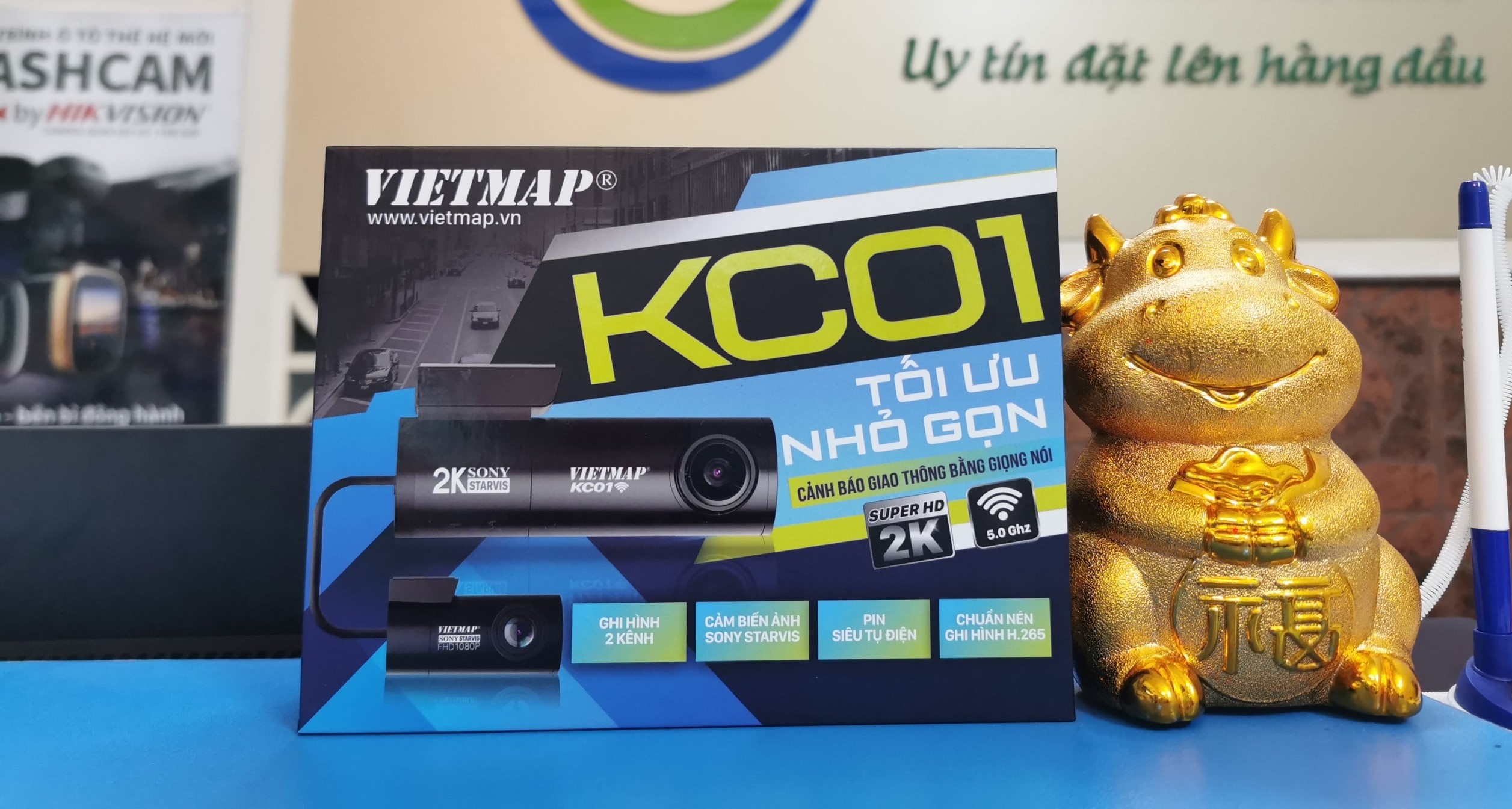 Camera Hành Trình Vietmap Kc01 Pro V2 bản mới nhất Tặng Thẻ 128Gb 64Gb