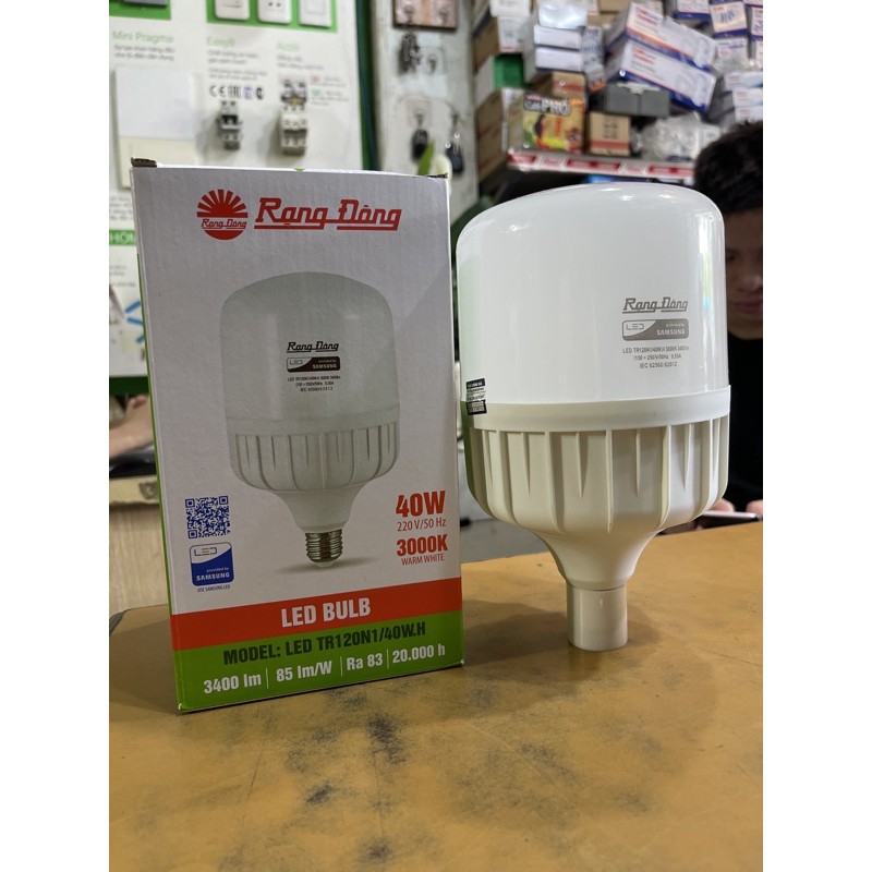 Bóng Led Buld Trụ 30W 40W 50W Rạng Đông