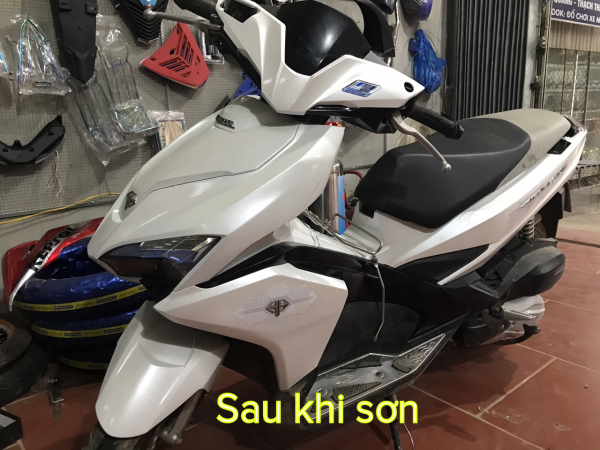 SƠN SAMURAI KUROBUSHI HONDA MÀU TRẮNG NGỌC TRAI (H196**)