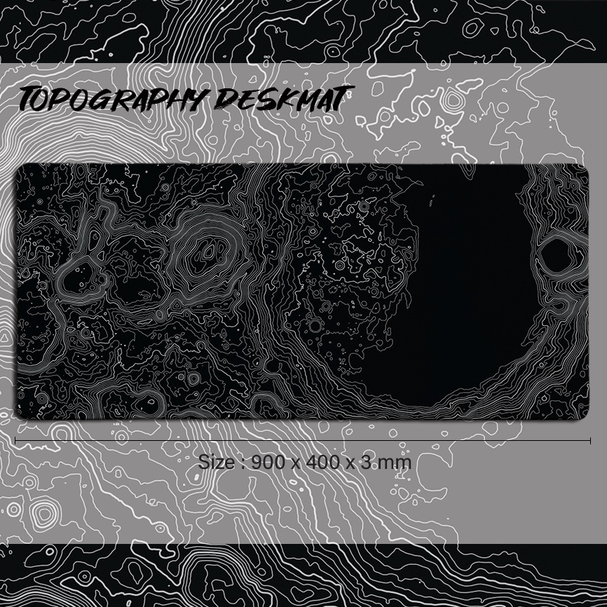 Topography 900mm*400mm 001 gaming mouse pad