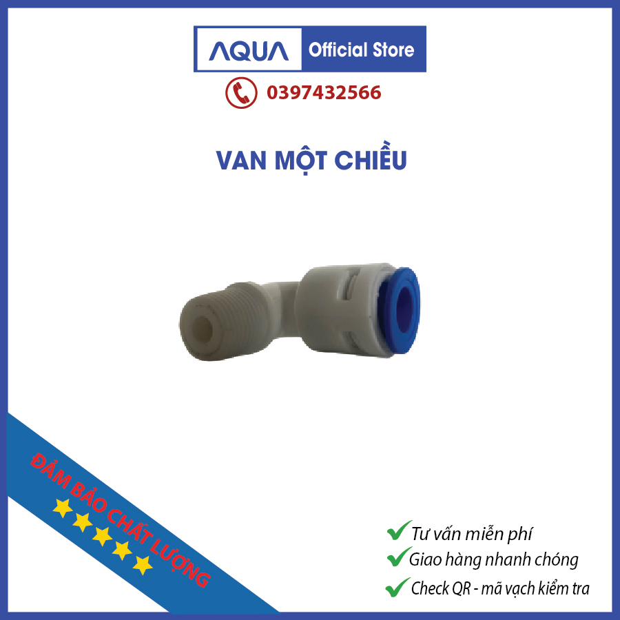 Van 1 chiều van co vuông của máy RO đầu dây 6 (4042A)